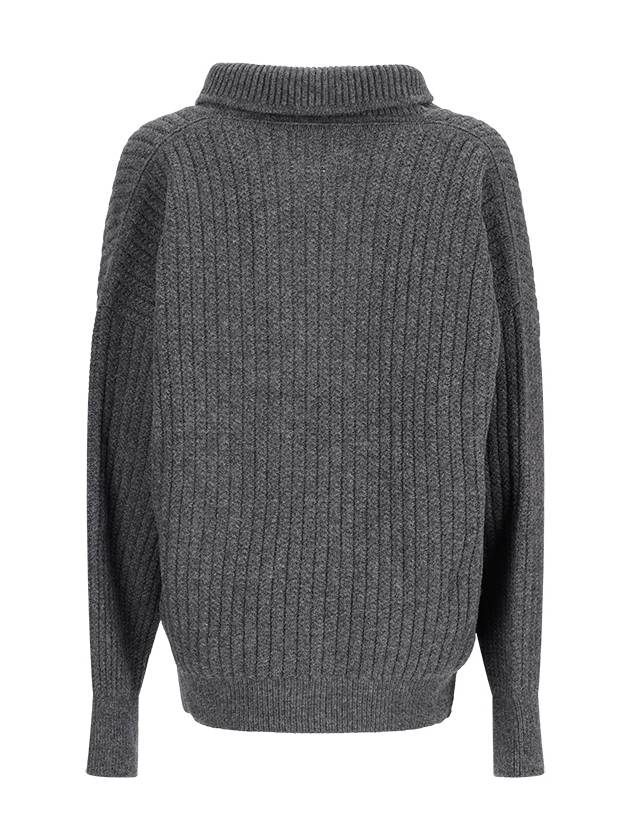 WOOL SWEATER WITH LOGO - VICTORIA BECKHAM - BALAAN 2