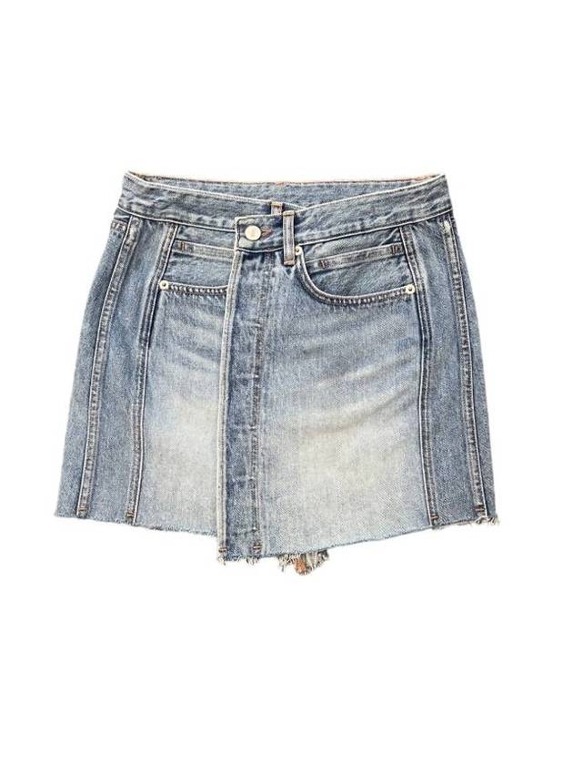 Li Denim A-line Skirt Blue - NDA - BALAAN 1