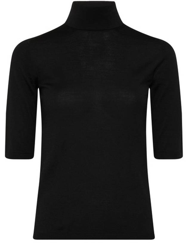 Unghia Virgin Wool Turtleneck Black - MAX MARA - BALAAN 3