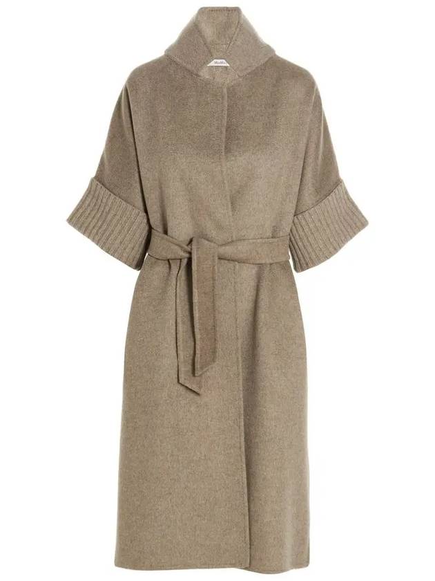 Cesy Wool Cashmere Single Coat Beige - MAX MARA - BALAAN 2