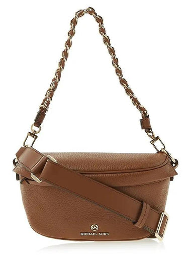 Slater Extra-Small Pebbled Leather Sling Pack Brown - MICHAEL KORS - BALAAN 1