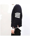 Milano Stitch 4 Bar Cardigan Navy - THOM BROWNE - BALAAN 3