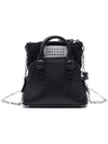 5AC Classic Baby Shoulder Bag Pale Black - MAISON MARGIELA - BALAAN 2