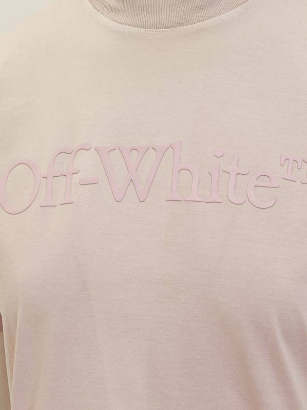 Short Sleeve T-Shirt OWAA049S24JER0013636 Lilla - OFF WHITE - BALAAN 4