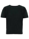 Pleated Short Slevee T-Shirt Black - ISSEY MIYAKE - BALAAN 2