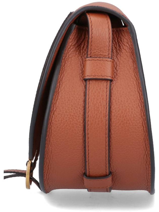 Marcie Saddle Small Grained Leather Cross Bag Tan - CHLOE - BALAAN 6