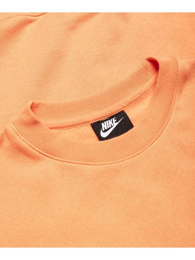 Sportswear Men's Club Fleece Crew Sweatshirt Orange - NIKE - BALAAN 5