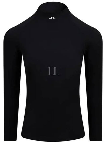 Asa Soft Compression High Neck Long Sleeve T-Shirt Black - J.LINDEBERG - BALAAN 2