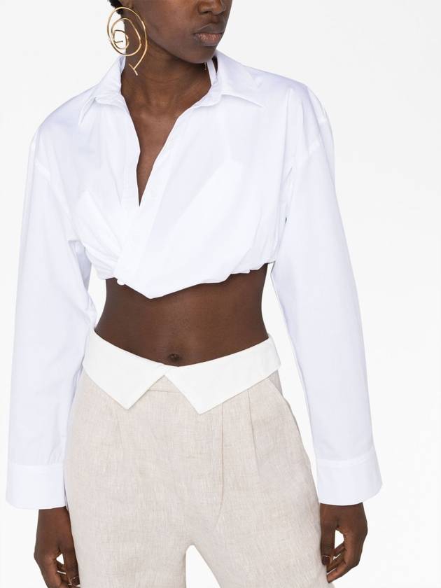 La Chemise Bahia Courte Shirt White - JACQUEMUS - BALAAN 6