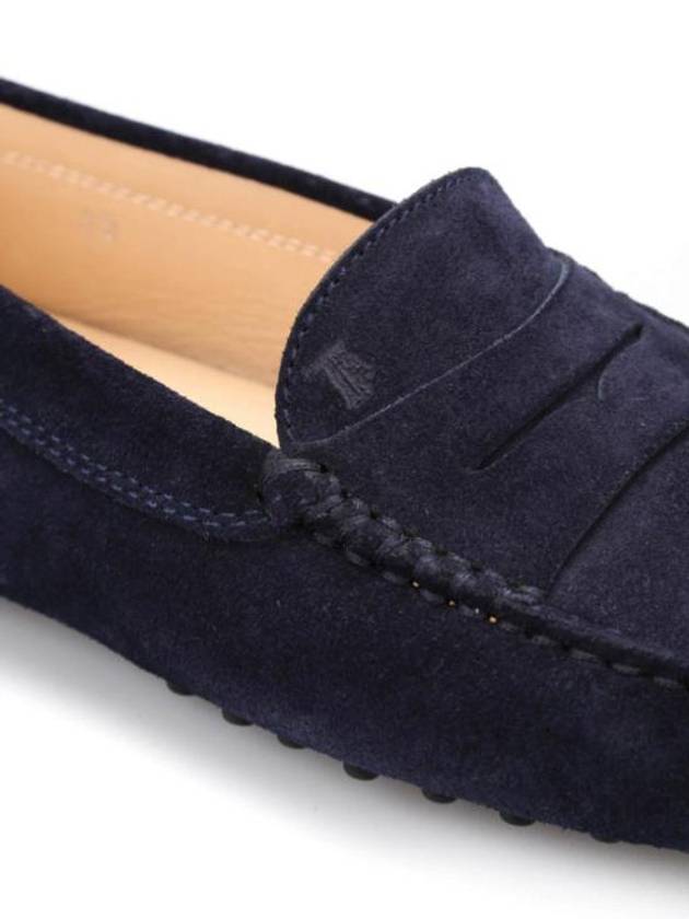 Gommino Suede Driving Shoes Blue - TOD'S - BALAAN 5