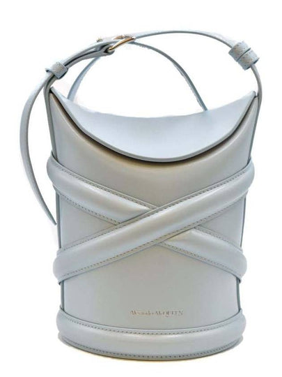 The Curve Small Bucket Bag Powder Blue - ALEXANDER MCQUEEN - BALAAN 2