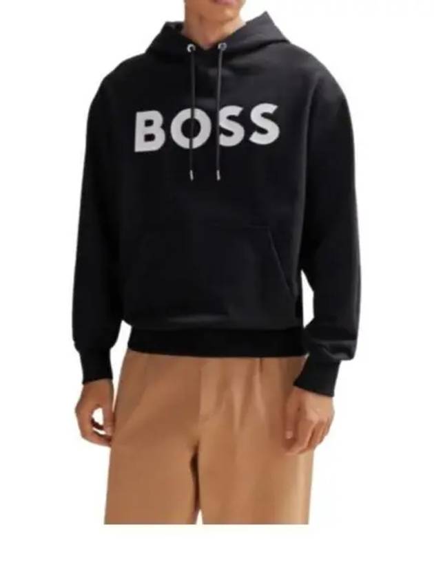 Sullivan Logo Hoodie Black - HUGO BOSS - BALAAN 2