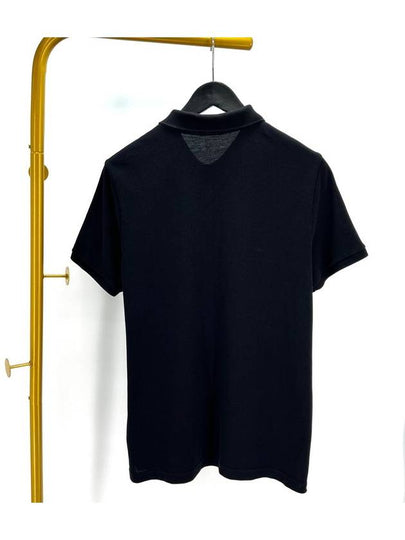 Big logo short sleeve collar t shirt black L size - MONCLER - BALAAN 2