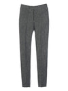 Men's Herringbone Backstrap Straight Pants Grey - THOM BROWNE - BALAAN 11