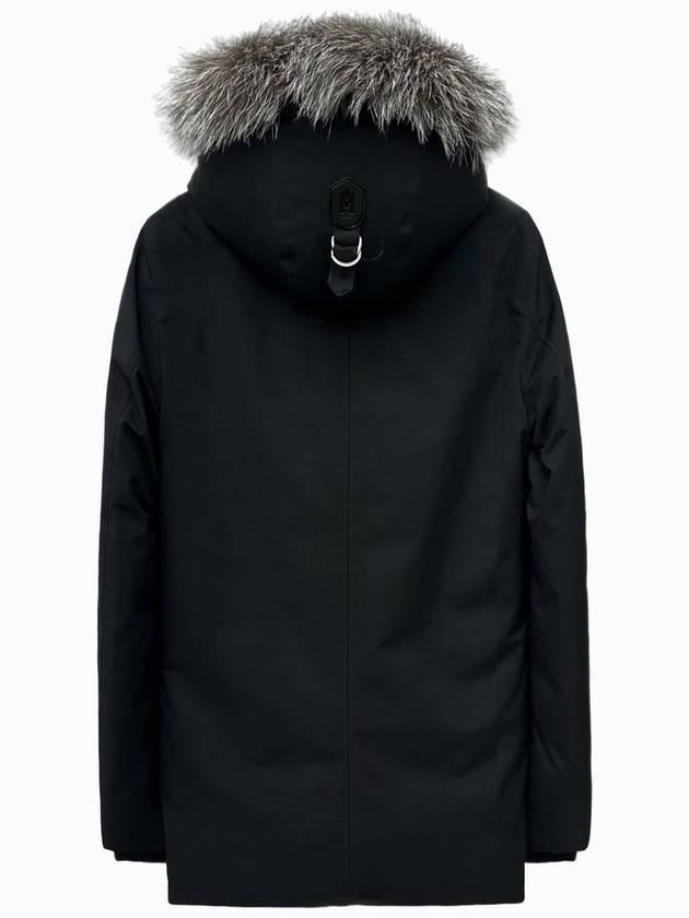 Edward Silver Fox Fur Hoodie Down Parka Black - MACKAGE - BALAAN 4