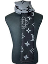 Essential Monogram Wool Scarf Black - LOUIS VUITTON - BALAAN 2