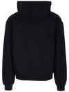 Triomphe Loose Cotton Cashmere Hoodie Black - CELINE - BALAAN 4