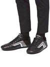 Men's Black Rev Low Top Oxford Sneakers 2EG325 A21 - PRADA - BALAAN 2