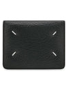 4 Stitch Keyring Card Wallet Black - MAISON MARGIELA - BALAAN 4