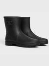 Women s Mid Rain Boots Natural Rubber Black 360117001C - CELINE - BALAAN 1