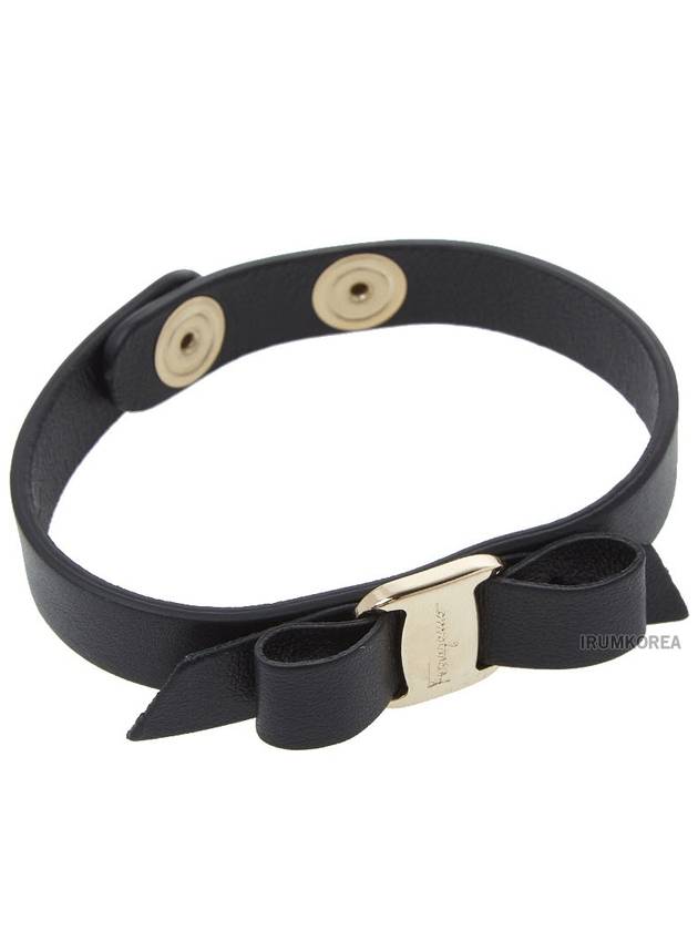 Vara Bow Bracelet Black - SALVATORE FERRAGAMO - BALAAN 3