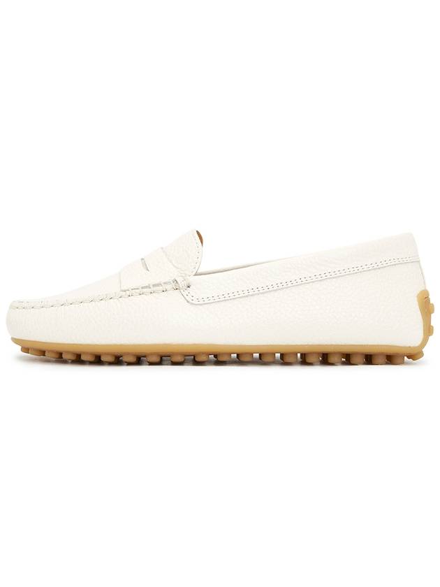 City Gommino Leather Driving Shoes White - TOD'S - BALAAN 4