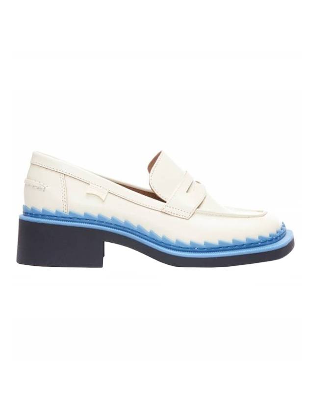 Twins Leather Loafers White Blue - CAMPER - BALAAN 1