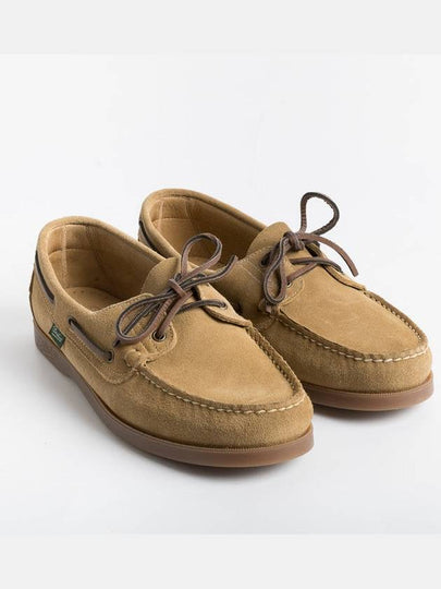 Bath Suede Boat Shoes Brown - PARABOOT - BALAAN 2