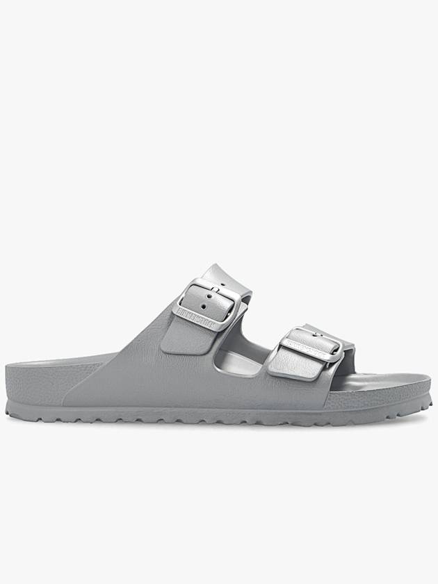 Birkenstock ‘Arizona EVA’ Slides, Women's, Silver - BIRKENSTOCK - BALAAN 1