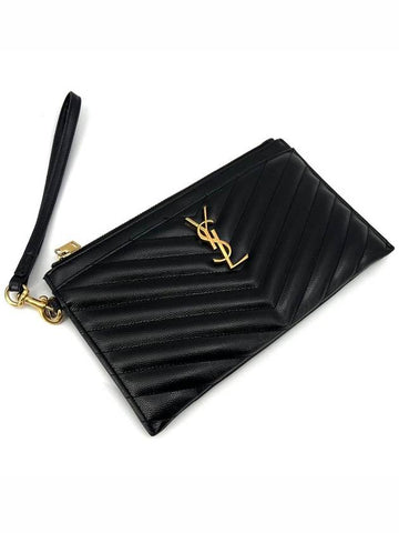 Monogram matelass strap bill pouch - SAINT LAURENT - BALAAN 1