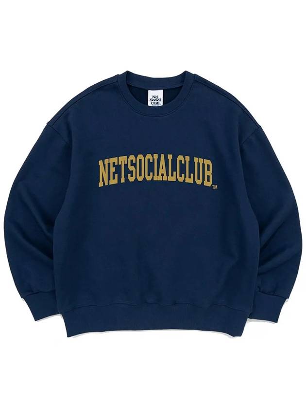 ARCH LOGO SWEATSHIRTS DARK BLUE - NET SOCIAL CLUB - BALAAN 2