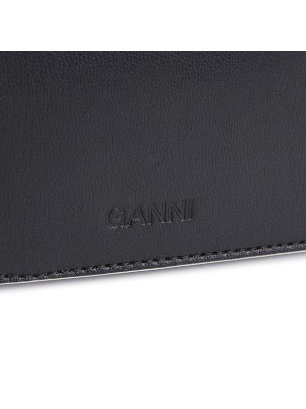 Bou Strap Wallet Black - GANNI - BALAAN 9