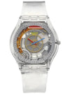 SS08K109 Clear Skeleton Urethane Watch - SWATCH - BALAAN 5