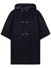 Hooded Cape Navy 3G000 10 0U319 778 - MONCLER - BALAAN 1