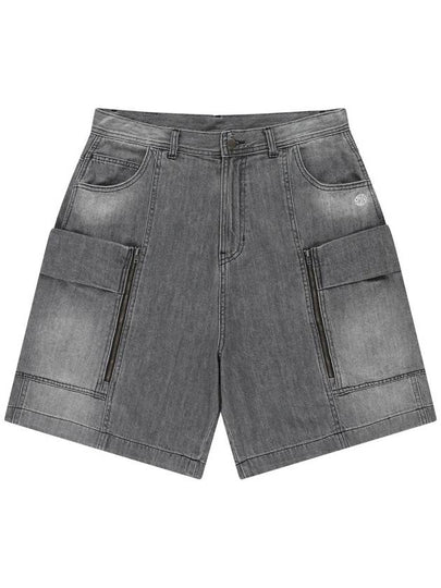 OG Heritage Denim Bermuda Pants Gray - OFFGRID - BALAAN 2