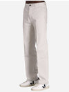 Tailored Straight Pants White - AMI - BALAAN 3