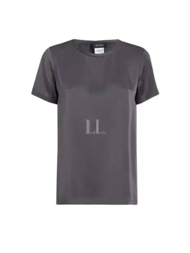 Rebecca Acetate Short Sleeve T-Shirt Charcoal - MAX MARA - BALAAN 2