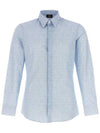 Shadow Cotton Long Sleeve Shirt Light Blue - FENDI - BALAAN 2