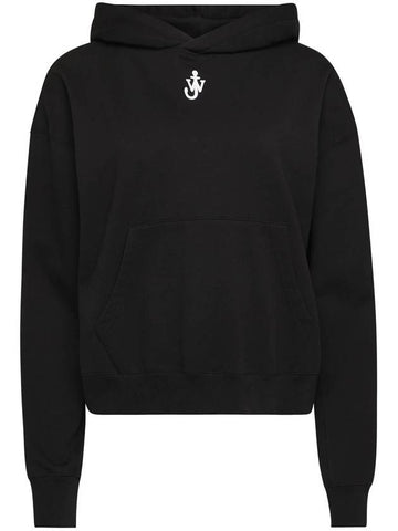 JW Anderson Anchor-Embroidered Hoodie - JW ANDERSON - BALAAN 1