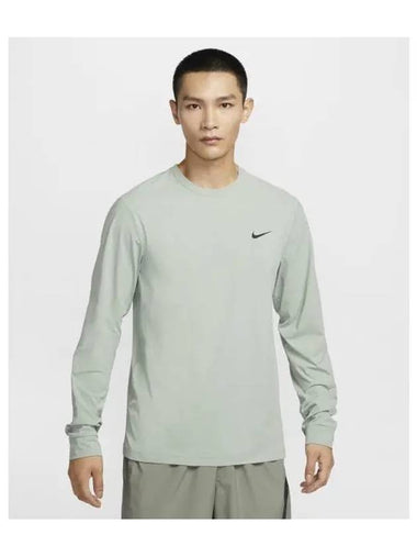 Dry Fit UV High Bus Long Sleeve Fitness Top M Jade Horizon Black FB8584 370 - NIKE - BALAAN 1