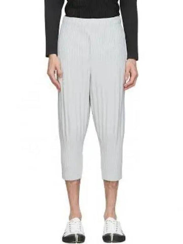 Pleated Track Pants Grey - ISSEY MIYAKE - BALAAN 1