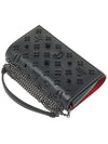 Paloma Fold-Over Embellished Clutch Bag Black - CHRISTIAN LOUBOUTIN - BALAAN 5