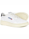 Medalist Goatskin Low Top Sneakers White - AUTRY - BALAAN 3