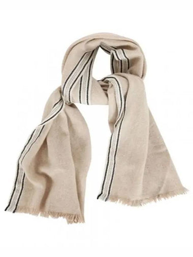 Cashmere muffler beige MSC667AG - BRUNELLO CUCINELLI - BALAAN 1