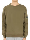 Lens Wappen Cotton Sweatshirt Brown - CP COMPANY - BALAAN 3