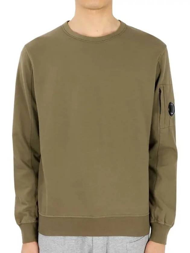 Lens Wappen Cotton Sweatshirt Brown - CP COMPANY - BALAAN 2