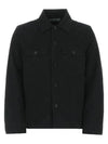 Men's Evening Brushed Cotton Jacket Black - OUR LEGACY - BALAAN 2