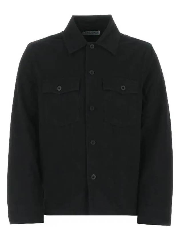 Men's Evening Brushed Cotton Jacket Black - OUR LEGACY - BALAAN 2