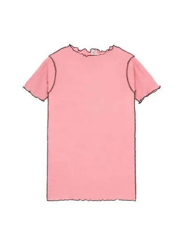 Women s VEIN Short Sleeve T Shirt Pink TTVN RBV WI22 - BASERANGE - BALAAN 1