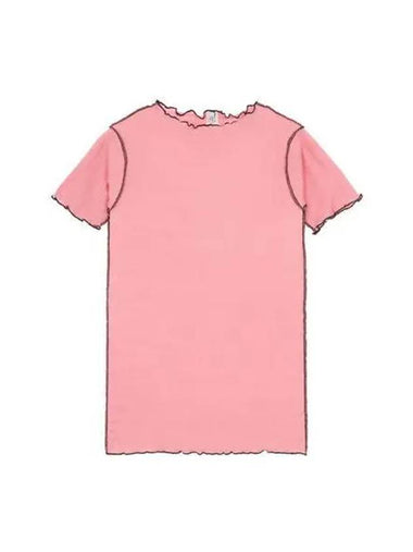 t shirt women short sleeve pink - BASERANGE - BALAAN 1